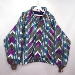 Vintage New Walls Navajo Print Abstract Jacket